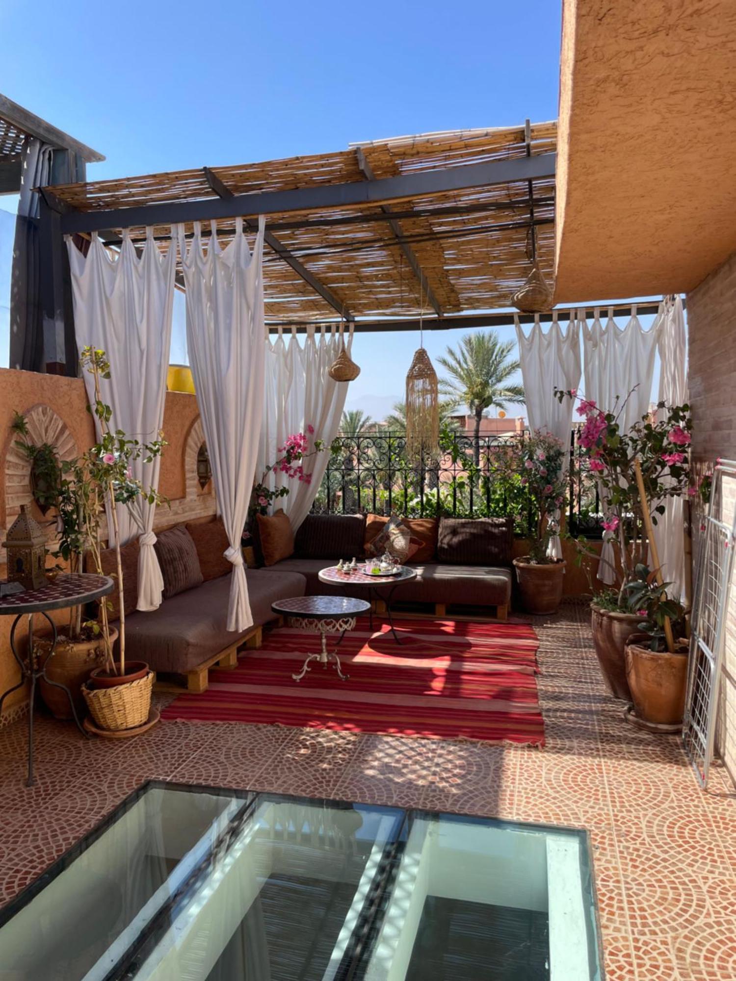 Riad Palmier Fleuri 马拉喀什 外观 照片